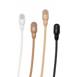 Lavalier Omni. Natural. Sensibilidad Alta. Cable 1.6mm MTQG. Blanco