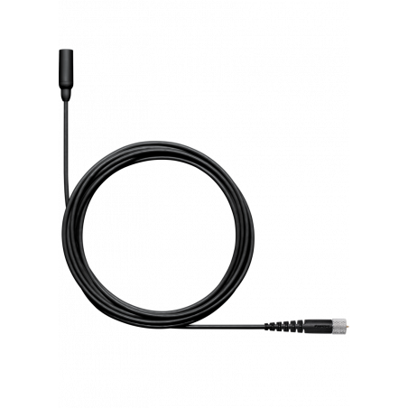 Lavalier Omni. Palabra. Sens. Baja. Cable 1.6mm MDOT. Negro. Acc Inc