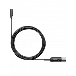 Lavalier Omni. Palabra. Sens. Baja. Cable 1.6mm MTQG. Negro. Acc Inc