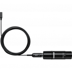 Lavalier Omni. Palabra. Sens. Baja. Cable 1.6mm XLR. Negro. Acc Inc