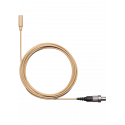 Lavalier Omni. Palabra. Sens. Baja. Cable 1.6mm LEMO. Beige. Acc Inc