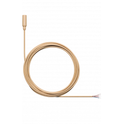 Lavalier Omni. Palabra. Sens. Baja. Cable 1.6mm N/C. Beige. Acc Inc