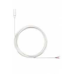 Lavalier Omni. Palabra. Sens. Baja. Cable 1.6mm N/C. Blanco. Acc Inc