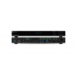 Matriz Omega 6X2 con HDBaseT, HDMI, USB-C in, escalador y USB pass-t.