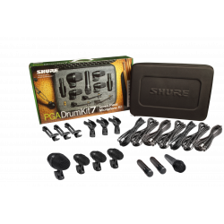 Kit de 7 micrófonos para batería PGA52, 57, 56(x3), 81(x2)