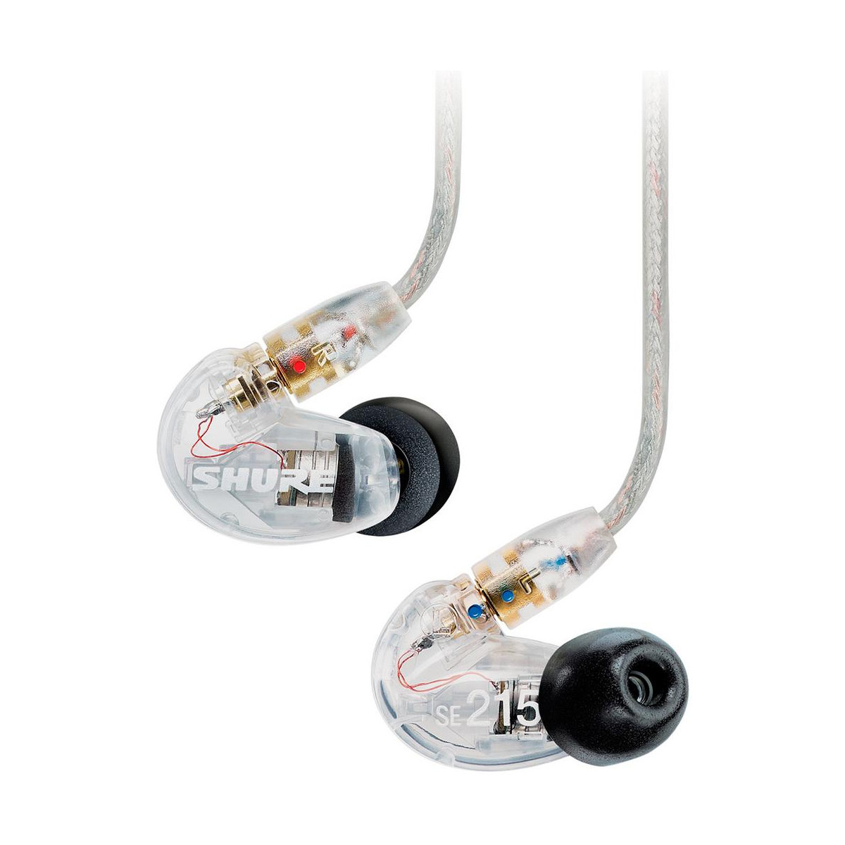 Auriculares Intracanal Aislantes acabado transparente claro