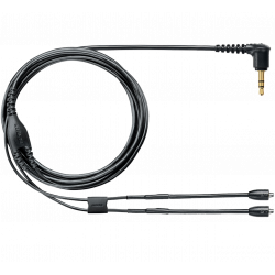 Cable Recambio 115cm con jack acodado para Auriculares SE. Negro