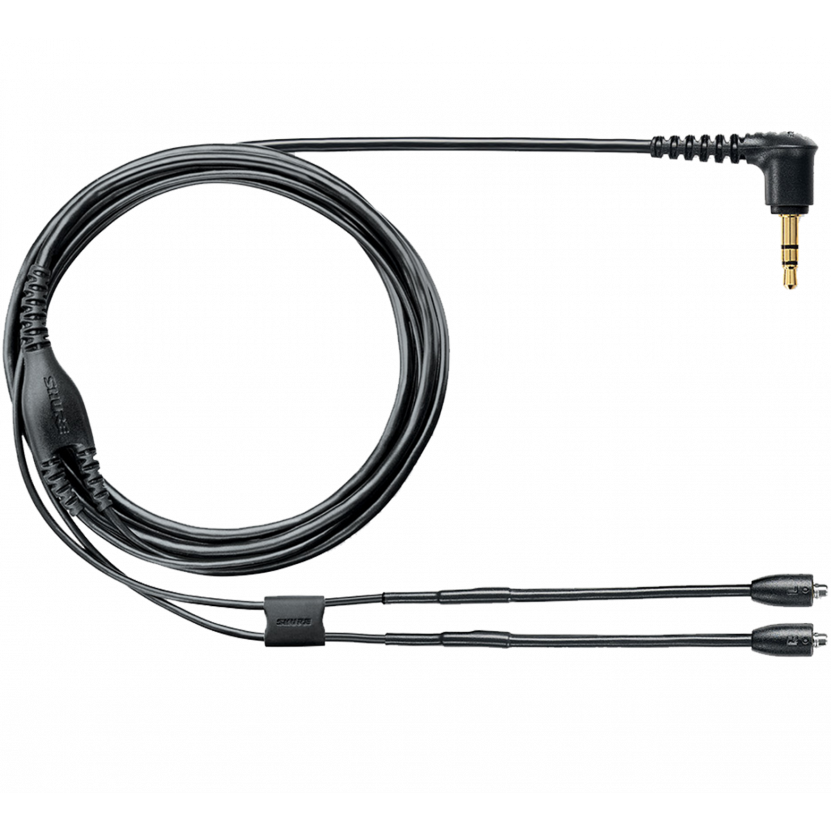 Cable Recambio 115cm con jack acodado para Auriculares SE. Negro