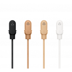 Lavalier Omni. Waterproof Cable 1.6mm MTQG-A. Negro