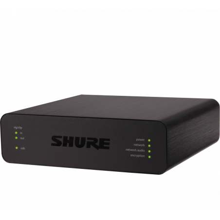 Interfaz de Audio DANTE 4/2, Analógico 1/1 y USB 1/1. Conexión USB