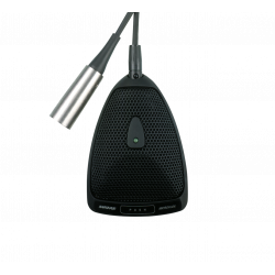 Mic. mini Superfície Omni. con Interruptor y LED. Conector XLR.