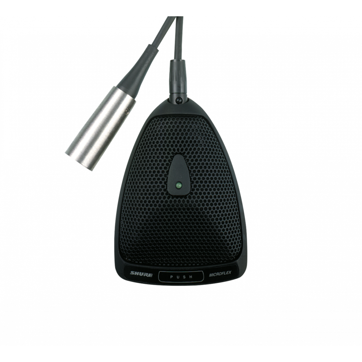 Mic. mini Superfície Omni. con Interruptor y LED. Conector XLR.