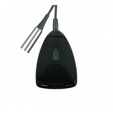 Mic. mini Superfície Omni. con Interruptor y LED. Conector XLR.