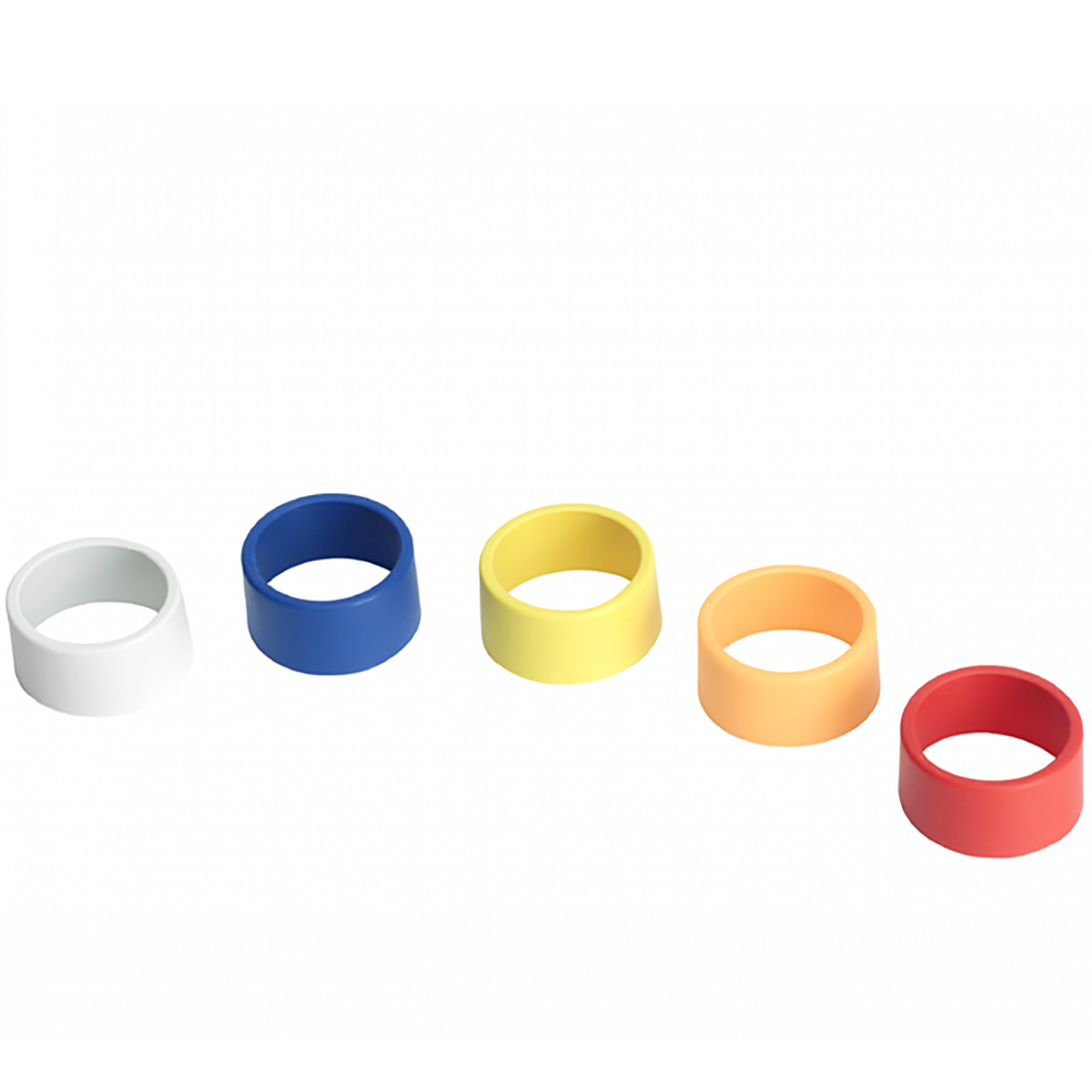 Kit de 5 anillos identificadores de color para transmisores BLX, GLX-D, PG, PGX, SLX, ULX y UHF-R