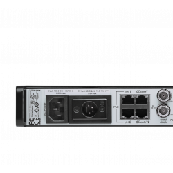 Receptor Quad con cable Euro Power y accesorios. 470 - 636 MHz