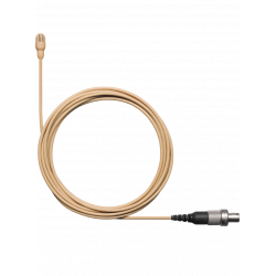 Lavalier Omnidireccional natural. Sensibilidad Alta. Cable 1.6mm LEMO. Beige
