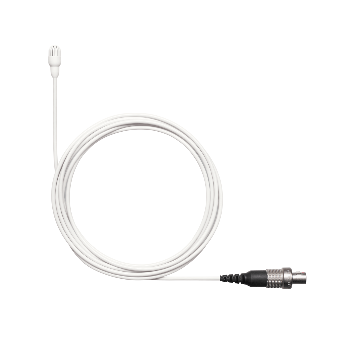 Lavalier Omni. Natural. Sensibilidad Alta. Cable 1.6mm LEMO. Blanco