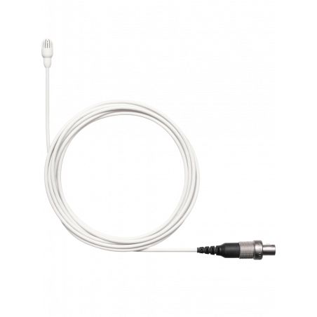 Lavalier Omni. Natural. Sensibilidad Alta. Cable 1.6mm LEMO. Blanco