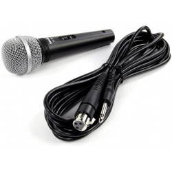 Micrófono Dinámico Multiusos con Interruptor y Cable XLR / Jack de Shure