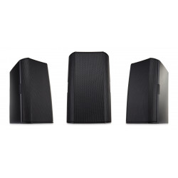 Caja superficie ABS 2 vias 5.25", 115º. 60W 70/100V, 8Ω. Negro.