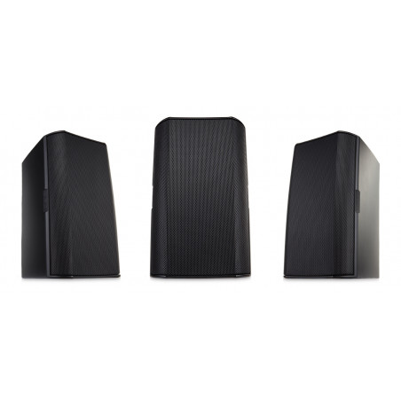 Caja superficie ABS 2 vias 5.25", 115º. 60W 70/100V, 8Ω. Negro.