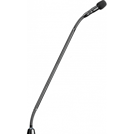 Micrófono DualFlex 38cm Led Bicolor Cardioide. Sin Previo. Negro