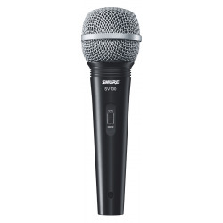 Micrófono Dinámico Multiusos con Interruptor y Cable XLR / Jack de Shure