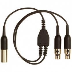 Cable en Y con conectores TA4F para un micro y dos petacas