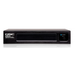 Procesador Q-SYS Core de QSC con E/S analógicas y en red (64x64 Ch. 8 I/O Flex. 8x8 USB. 2x Voip. 8x8 GPIO. 1/2u 19")
