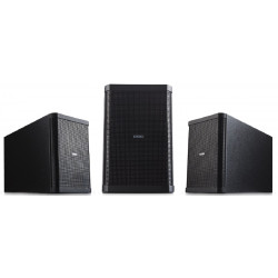 Sugbrave superficie 2x8". 200W 70/100V 250W 8Ω. Negro.