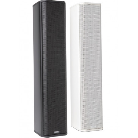 Columna 8x 2.75", 150x15º. 60W 70/100V, 120W 8Ω. Blanco.