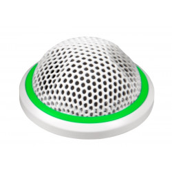 Micrófono superficie Cardioide Bajo Perfil Blanco XLR5 func. y anillo bicolor