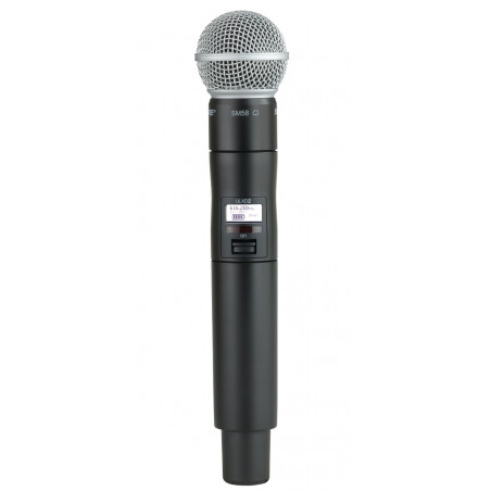 Transmisor de Mano con Cápsula ULXD2/SM58 H51 de Shure.