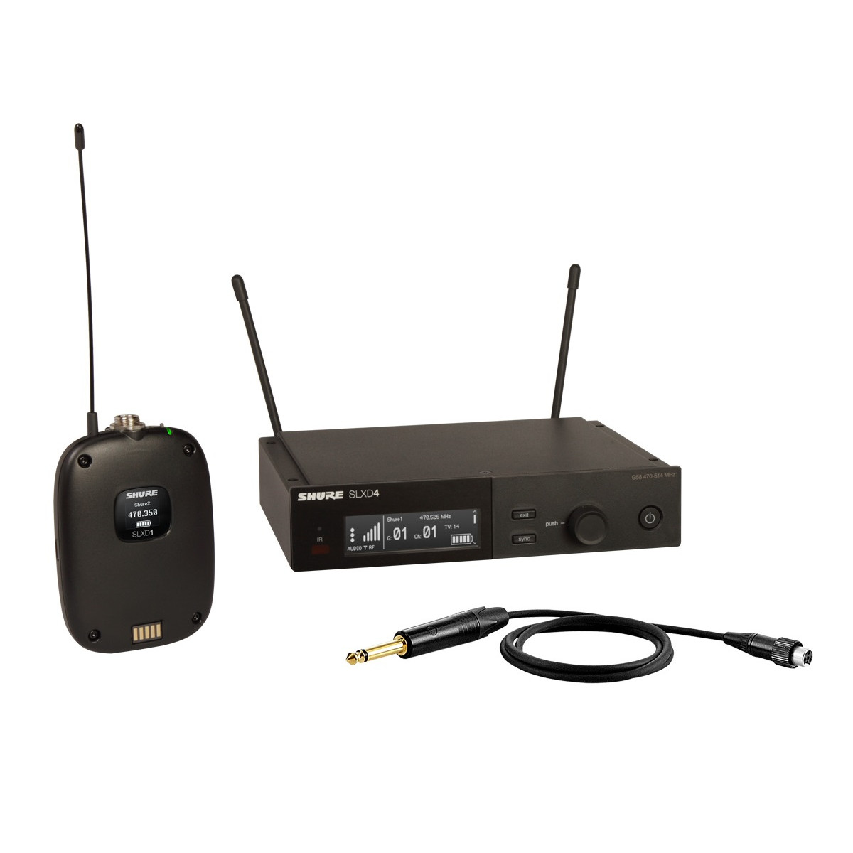 Sistema Inalámbrico instrumento WA305. Receptor Single. 650-694MHz