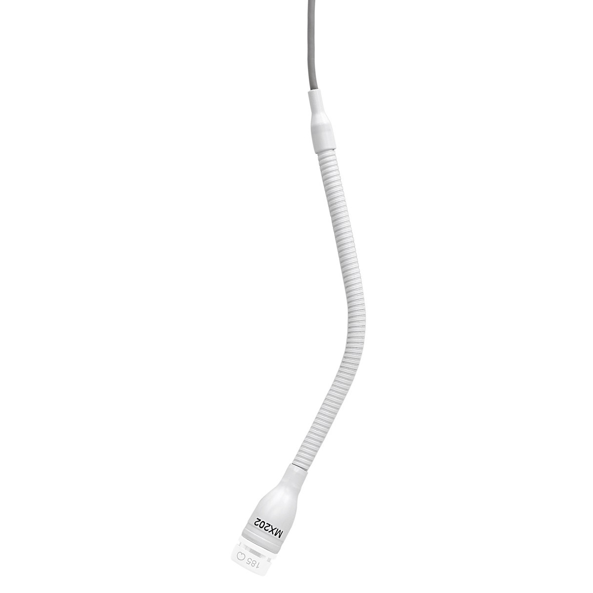 Micrófono mini-condens Cardioide con Previo para montaje. Blanco.
