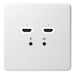 Placa de pared BirdDog de doble entrada