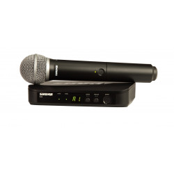 Sistema inalámbrico PG58 de mano con receptor de superficie. 606-630MHz.