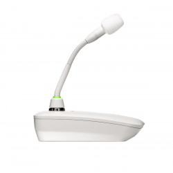 Base sobremesa inalámb. para mic. flexo MX LP. Blanco. QLXD-ULXD 606-670MHz