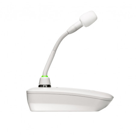 Base sobremesa inalámb. para mic. flexo MX LP. Blanco. QLXD-ULXD 606-670MHz