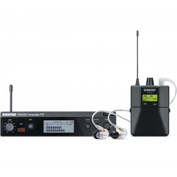 Sistema PSM300 Trans. P3T Receptor P3RA y Auriculares SE215CL. 630-654 MHz.