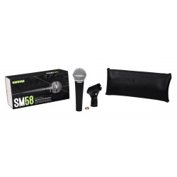 Micrófono Dinámico Cardiodie Vocal SM58-LCE de Shure
