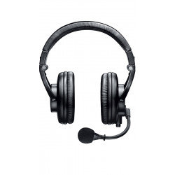 Micrófono de Diadema con Doble Auricular para Broadcast. Sin cable