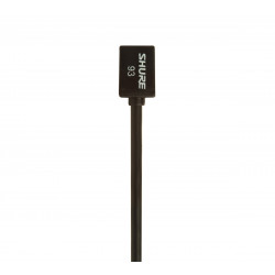 Micrófono de Condensador Lavalier Miniatura conexión TQG4F. Color Negro.