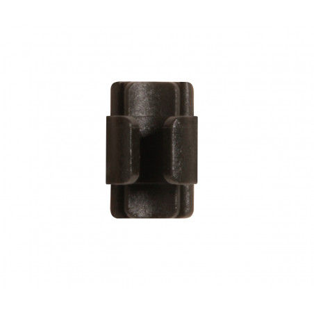 Clip sujeción cable para diadema TH53. Negro. 3U.