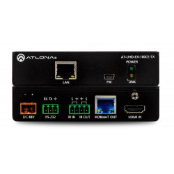 Transmisor UHD 4K/UHD HDMI,HDBaseT (100m) con Ethernet, Control y PoE.