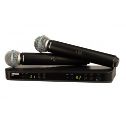 Sistema inalámbrico Dual de mano VOCAL BETA58A 606-630MHz