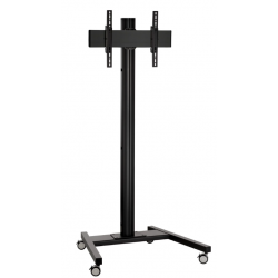 T1844 Trolley, single pole 180cm, 400x400 black