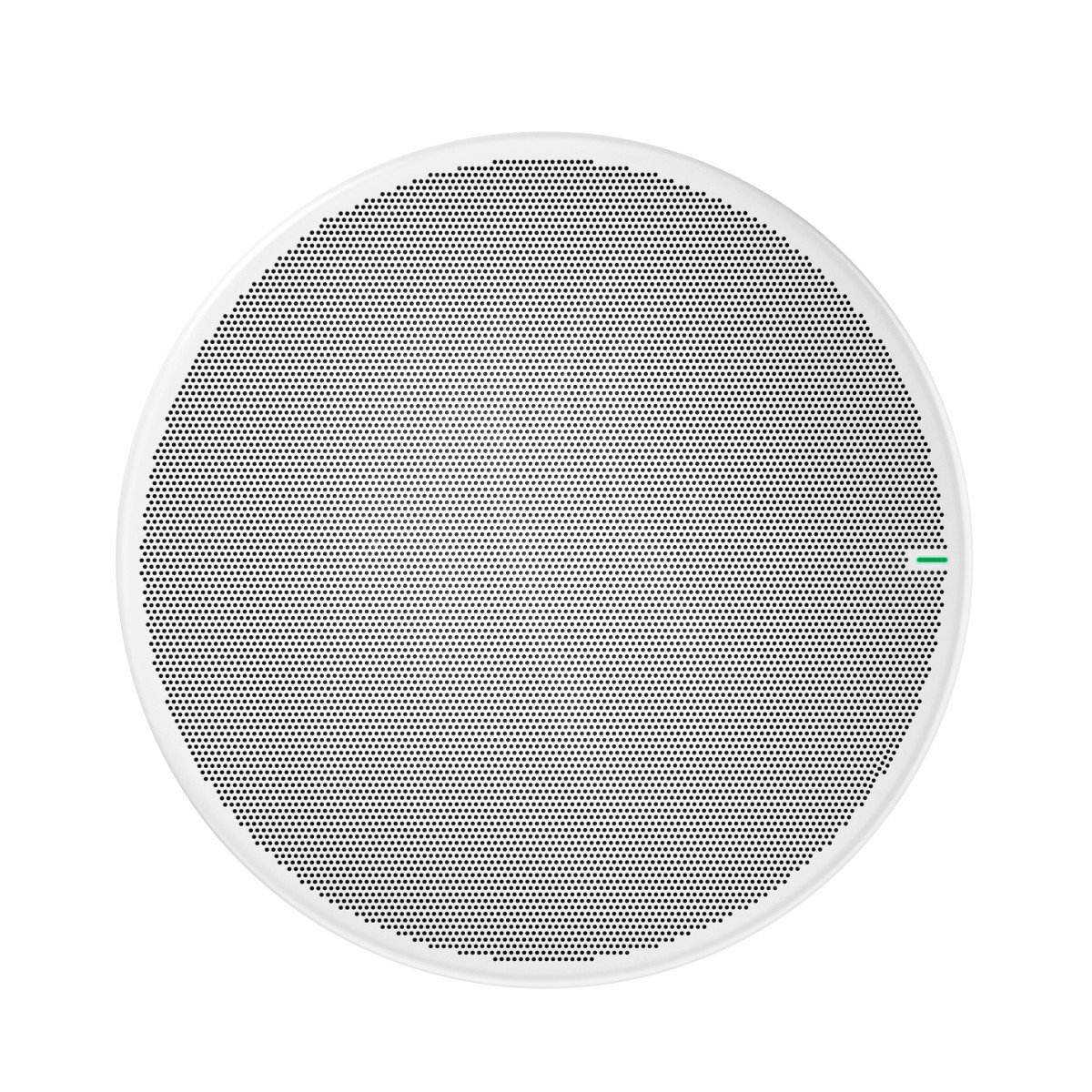 Micrófono array de techo MXA920 redondo y en color blanco.