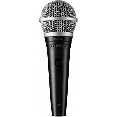 Micrófono Dinámico Vocal con Pinza y Cable Jack / XLR