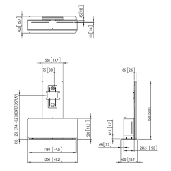 PVF 4112 Mueble para videoconferencia plateado